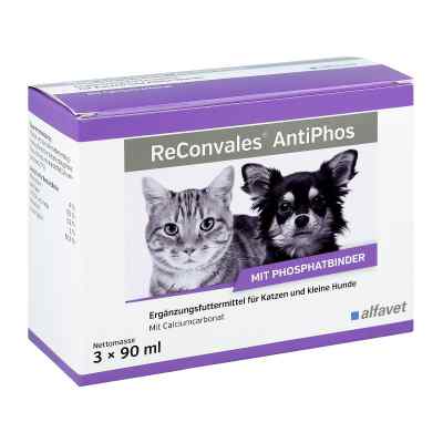 Reconvales Antiphos flüssig für Hunde /Katzen 3X90 ml von alfavet Tierarzneimittel GmbH PZN 11095877