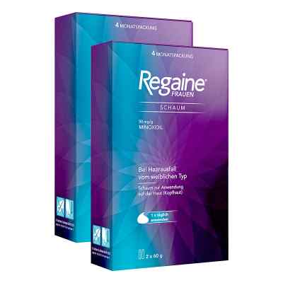 REGAINE® Frauen Schaum (8 Monats Vorrat) 2x2x60 g von PZN 08100724
