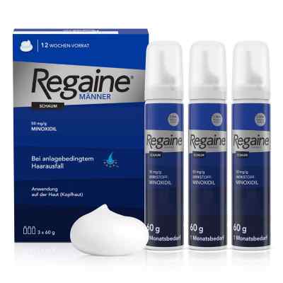 Regaine® Männer Schaum  3X60 ml von Kenvue Germany GmbH (OTC) PZN 09100275