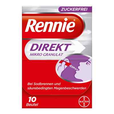 Rennie Direkt Mikro Granulat zuckerfrei 10 stk von Bayer Vital GmbH PZN 10334038