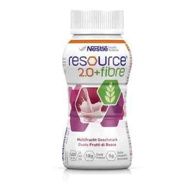 Resource 2.0+fibre Multifrucht 4X200 ml von Nestle Health Science (Deutschla PZN 09882065