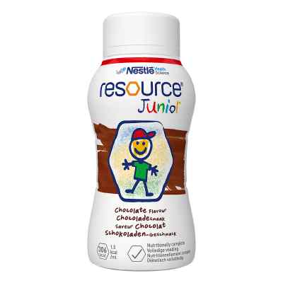 Resource Junior Schokoladen-geschmack flüssig 4X200 ml von Nestle Health Science (Deutschla PZN 13912317