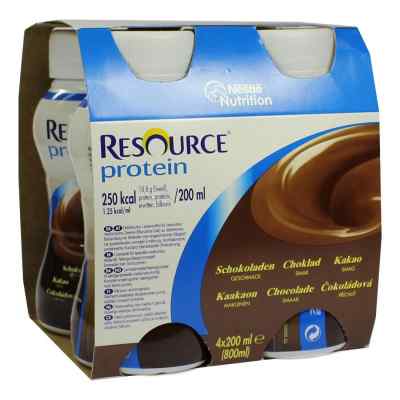Resource Protein Schokolade neue Rezeptur 4X200 ml von Nestle Health Science (Deutschla PZN 01743996