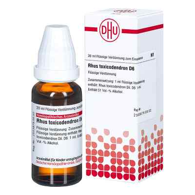 Rhus Tox. D6 Dilution 20 ml von DHU-Arzneimittel GmbH & Co. KG PZN 01783599