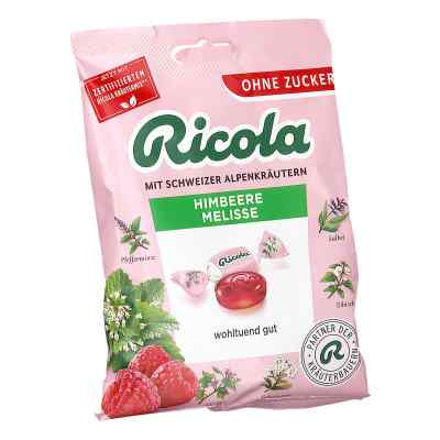 Ricola Himbeere Melisse Bonbons ohne Zucker Beutel 