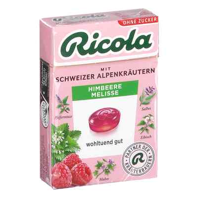 Ricola Himbeere Melisse Bonbons ohne Zucker Box 