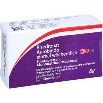 Risedronat Aurobindo 1xwöchentlich 35 Mg Filmtabletten 12 stk von 1 0 1 Carefarm GmbH PZN 18165078