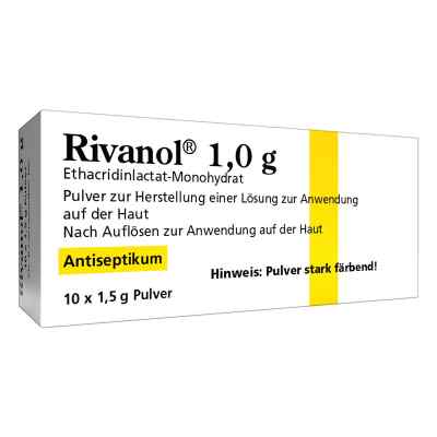 Rivanol 1,0g 10 stk von DERMAPHARM AG PZN 10056622