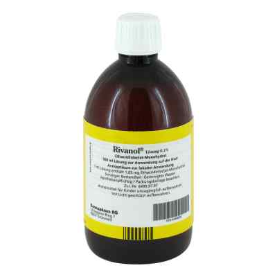Rivanol Lösung 0,1% 500 ml von DERMAPHARM AG PZN 04908593
