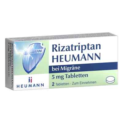 Rizatriptan HEUMANN bei Migräne 5 mg Tabletten 2 stk von HEUMANN PHARMA GmbH & Co. Generica KG PZN 19453922