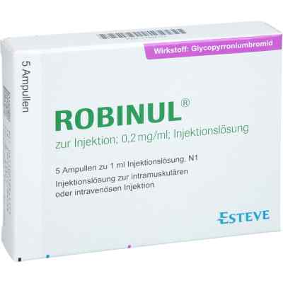 Robinul zur Injektion 0,2 mg/ml Injektionslösung 5X1 ml