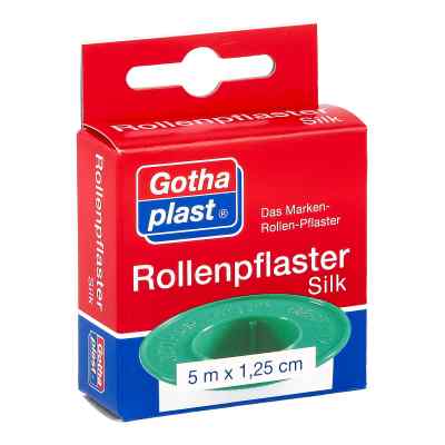 Rollenpflaster Silk 1,25 cmx5 m Euro 1 stk von Gothaplast GmbH PZN 10068387