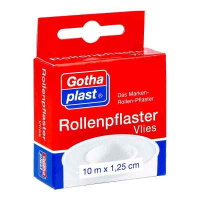 Rollenpflaster Vlies 1,25 cmx10 m Euro. 1 stk von Gothaplast GmbH PZN 10068364