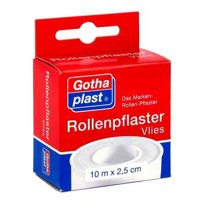 Rollenpflaster Vlies 2,5 cmx10 m Euro. 1 stk von Gothaplast GmbH PZN 10068370