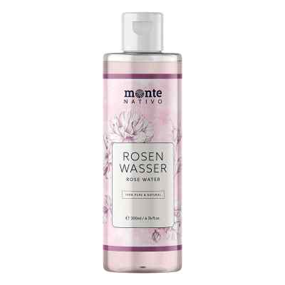 Rosenwasser 100% Rein Gesicht & Haar Monte Nativo