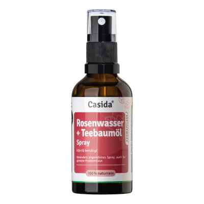 Rosenwasser & Teebaumöl Spray 50 ml von Casida GmbH PZN 18356022