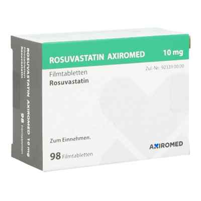 Rosuvastatin Axiromed 10 mg Filmtabletten 98 stk von Medical Valley Invest AB PZN 13705104