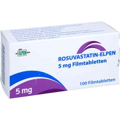 Rosuvastatin-elpen 5 mg Filmtabletten 100 stk von Elpen Pharmaceutical Co. Inc. PZN 14166721