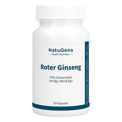 Roter Panax Ginseng 20% Ginsenoside Vegan Kapseln