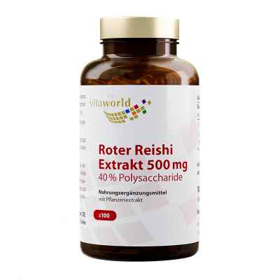 Roter Reishi Extrakt 500 mg 40% Polysacchar.kaps.