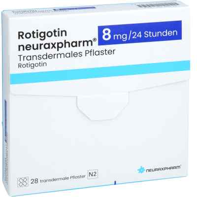 Rotigotin Neuraxpharm 8 Mg/24 H Transderm.pflaster 28 stk