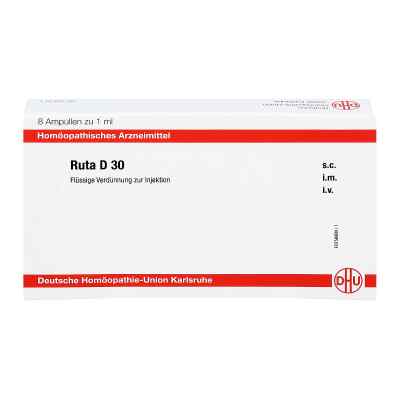 Ruta D30 Ampullen 8X1 ml von DHU-Arzneimittel GmbH & Co. KG PZN 11707984