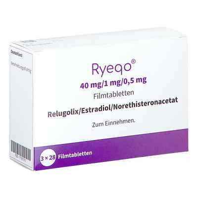 Ryeqo 40 Mg/1 Mg/0,5 Mg Filmtabletten 3X28 stk von Gedeon Richter Pharma GmbH PZN 17367911