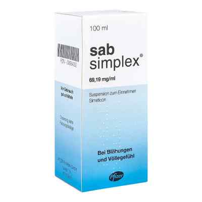 Sab simplex Suspension zum Einnehmen 100 ml von Pfizer Pharma GmbH PZN 09684052