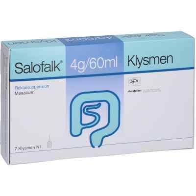 Salofalk 4 g/60 ml Klysmen Rektalsuspension 7 stk von Abacus Medicine A/S PZN 16502502