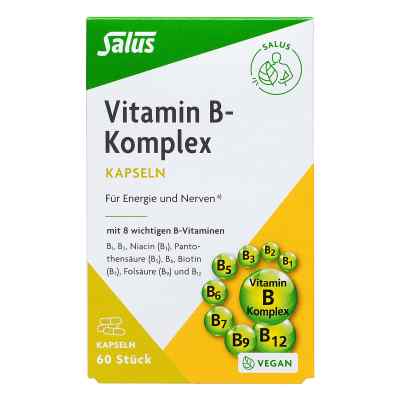Salus Vitamin B Komplex Kapseln vegan 60 stk von SALUS Pharma GmbH PZN 07373141
