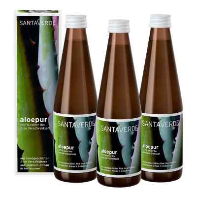 Santaverde Aloe Vera Saft 100% kbA Sparpack 3X330 ml von SANTAVERDE GmbH PZN 04012632