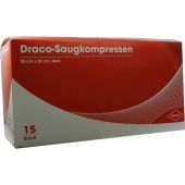Saugkompressen steril 20x20cm Draco 15 stk von Dr. Ausbüttel & Co. GmbH PZN 06563141