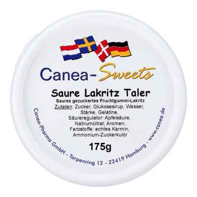 Saure Lakritz Taler Bonbons 175 g von Pharma Peter GmbH PZN 00141545