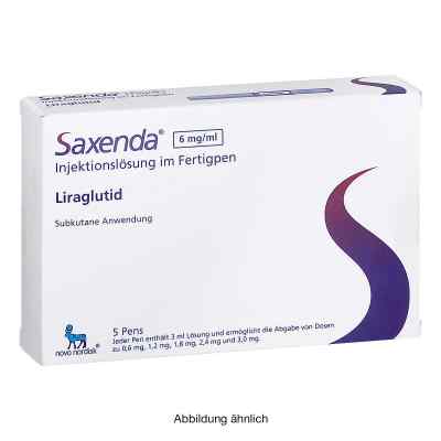 Saxenda 6 Mg/ml Injektionslösung i.e.fertigpen 5X3 ml von CC Pharma GmbH PZN 18196794