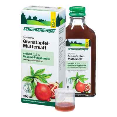 Schoenenberger Naturreiner Granatapfel-Muttersaft 200 ml von SALUS Pharma GmbH PZN 00699715