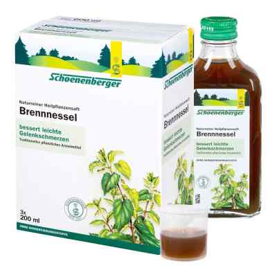 Schoenenberger Naturreiner Heilpflanzensaft Brennnessel 3X200 ml von SALUS Pharma GmbH PZN 00692104