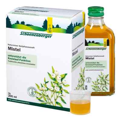 Schoenenberger Naturreiner Heilpflanzensaft Mistel 3X200 ml von SALUS Pharma GmbH PZN 00700074