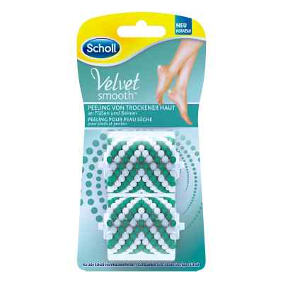 Scholl Velvet smooth Pedi Peelingbürste 2 stk von Scholl's Wellness Company GmbH PZN 13913423
