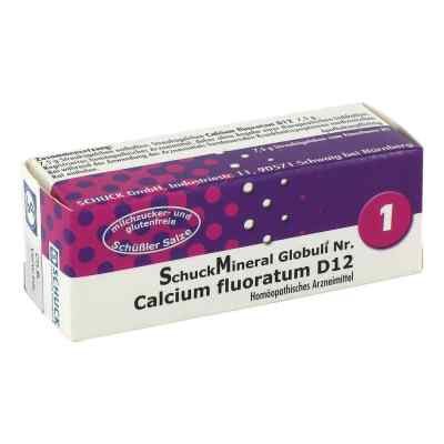 Schuckmineral Globuli 1 Calcium fluoratum D12 7.5 g von SCHUCK GmbH Arzneimittelfabrik PZN 00413216