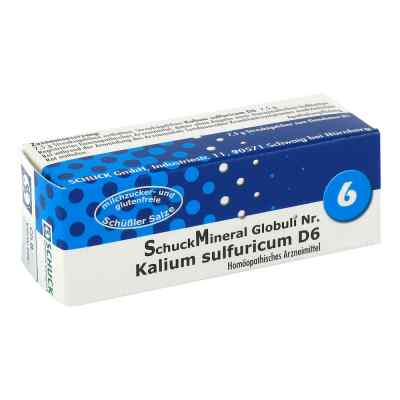 Schuckmineral Globuli 6 Kalium sulfuricum D6 7.5 g von SCHUCK GmbH Arzneimittelfabrik PZN 00424007