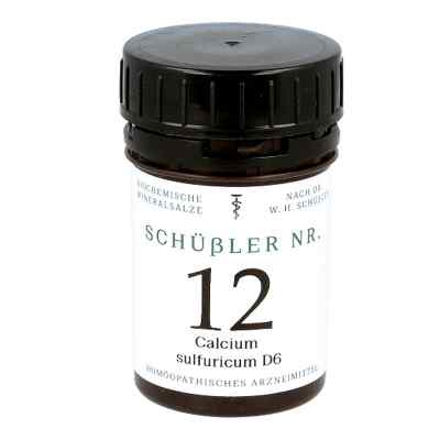 Schüssler Nummer 12 Calcium sulfuricum D6 Tabletten 200 stk von Apofaktur e.K. PZN 13576888