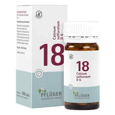 Schüßler-Salze Biochemie Pflüger 18 Calcium sulfurat.D 6 Tbl.