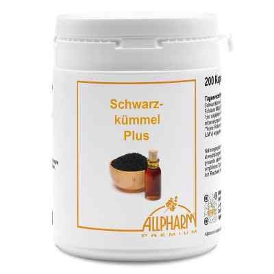 Schwarzkümmelöl Plus 5 Kapseln 200 stk von ALLPHARM Vertriebs GmbH PZN 01503281
