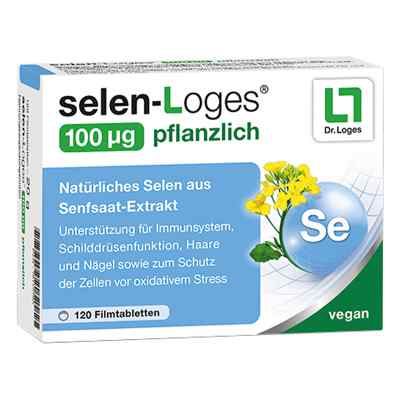 Selen-loges 100 µg Pflanzlich Filmtabletten 120 stk von Dr. Loges + Co. GmbH PZN 18115790