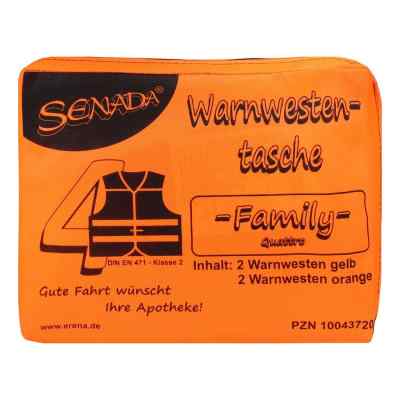 Senada Warnweste orange Family Tasche 1 stk von ERENA Verbandstoffe GmbH & Co. K PZN 10043720