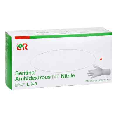 Sentina Ambidextrous Nitrile U-hands.unsteril Größe l 200 stk von Lohmann & Rauscher GmbH & Co.KG PZN 10071768