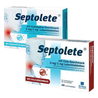 Septolete Cola und Septolete Eukalyptus