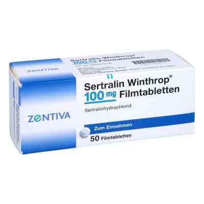 Sertralin Winthrop 100mg 50 stk von Zentiva Pharma GmbH PZN 01028756