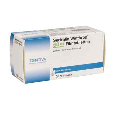Sertralin Winthrop 50mg 100 stk von Zentiva Pharma GmbH PZN 01028727