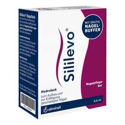 Sililevo Nagellack Mit Nagelpflege-Set + Gratis Nagelbuffer